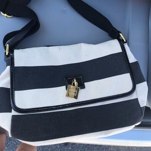 Tommy Hilfiger Black white crossbody Purse